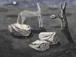 Rufino Tamayo - Caballo Viendo La Luna 