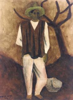 Rufino Tamayo - Campesino con sombrero verde