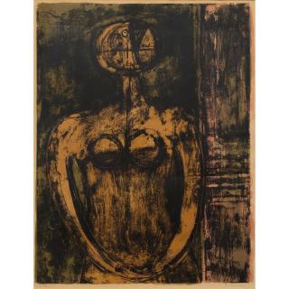 Rufino Tamayo - Desnudo en naranja