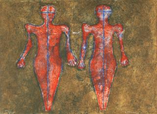 Rufino Tamayo - Dos Figuras
