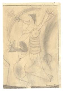 Rufino Tamayo - El hombre y el pájaro