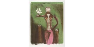 Rufino Tamayo - Femme en mauve, from Las Mujeres