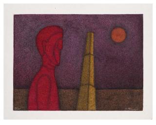 Rufino Tamayo - Figura en rojo