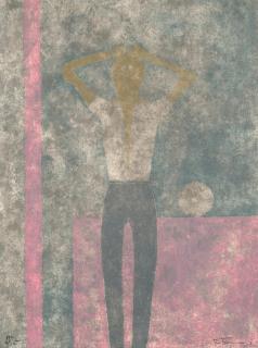Rufino Tamayo - Hombre con Brazos sobre la Cabeza, from Rufino Tamayo 8 aguafuertes