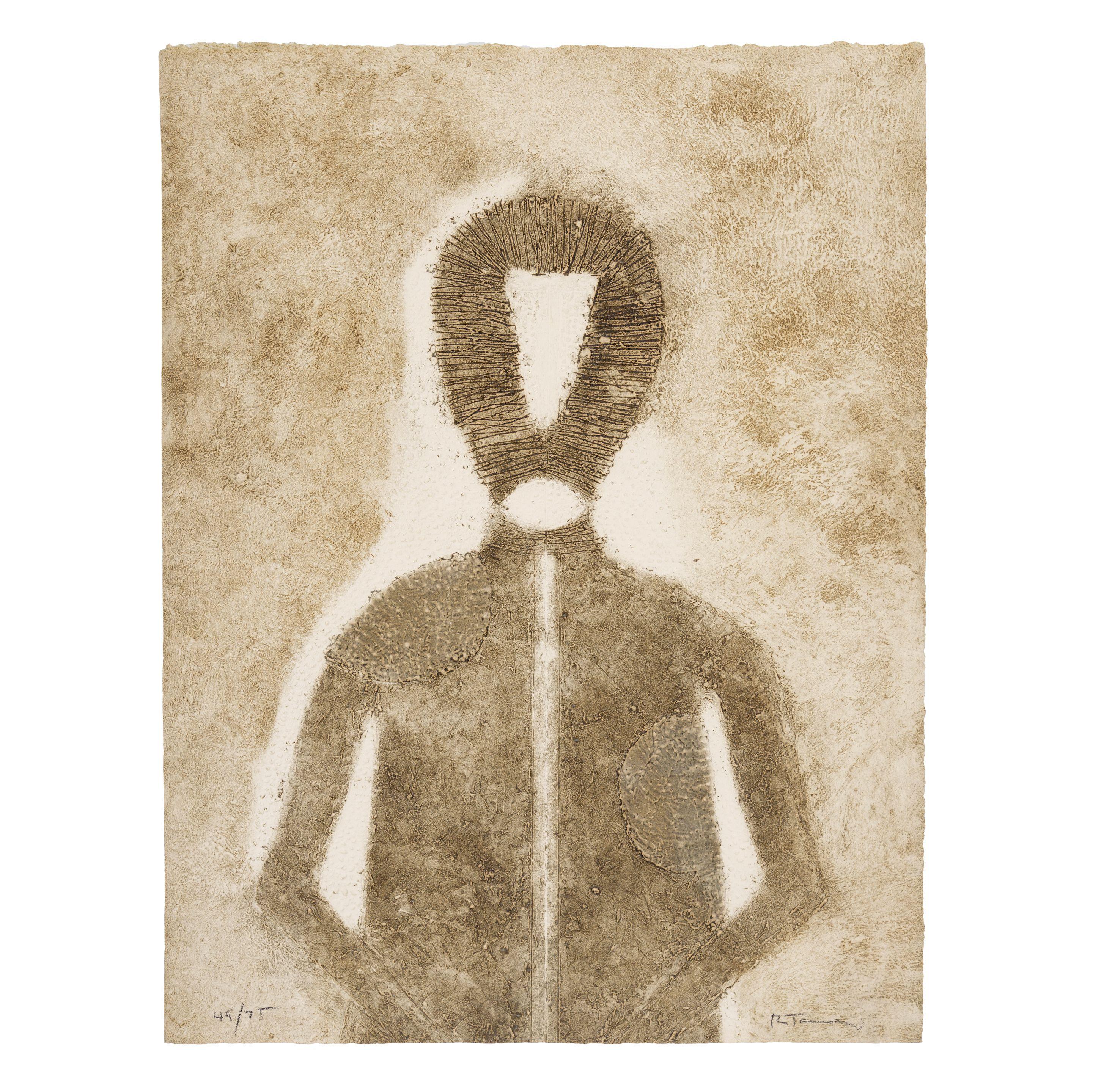 Rufino Tamayo - Hombre en Gris, from Rufino Tamayo 16 aguafuertes