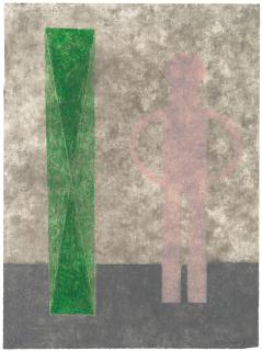Rufino Tamayo - Hombre en Rosa, from \'Rufino Tamayo 8 aguafuertes\'