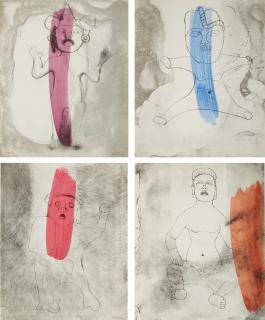 Rufino Tamayo - Ídolos Precolombinos 