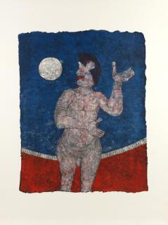Rufino Tamayo - Luna Llena (Full Moon), from the \'90 Aniversario\'
