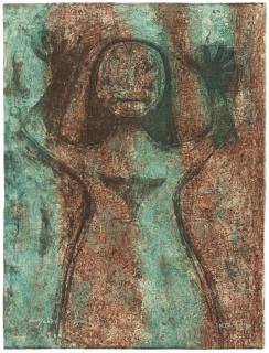 Rufino Tamayo - Mujer Con Los Brazos En Alto (Pereda 224)