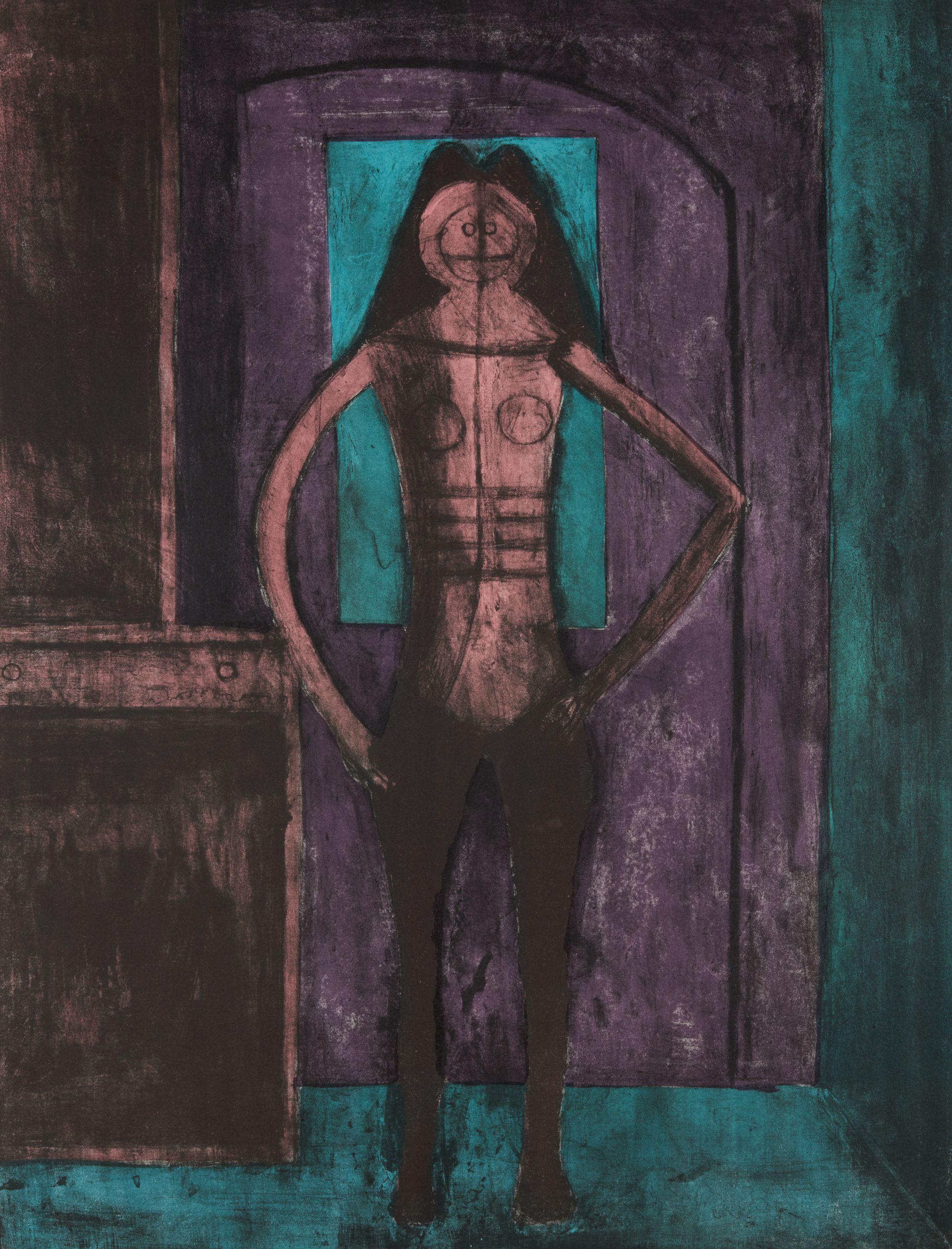 Rufino Tamayo - Mujer con Mallas Negras