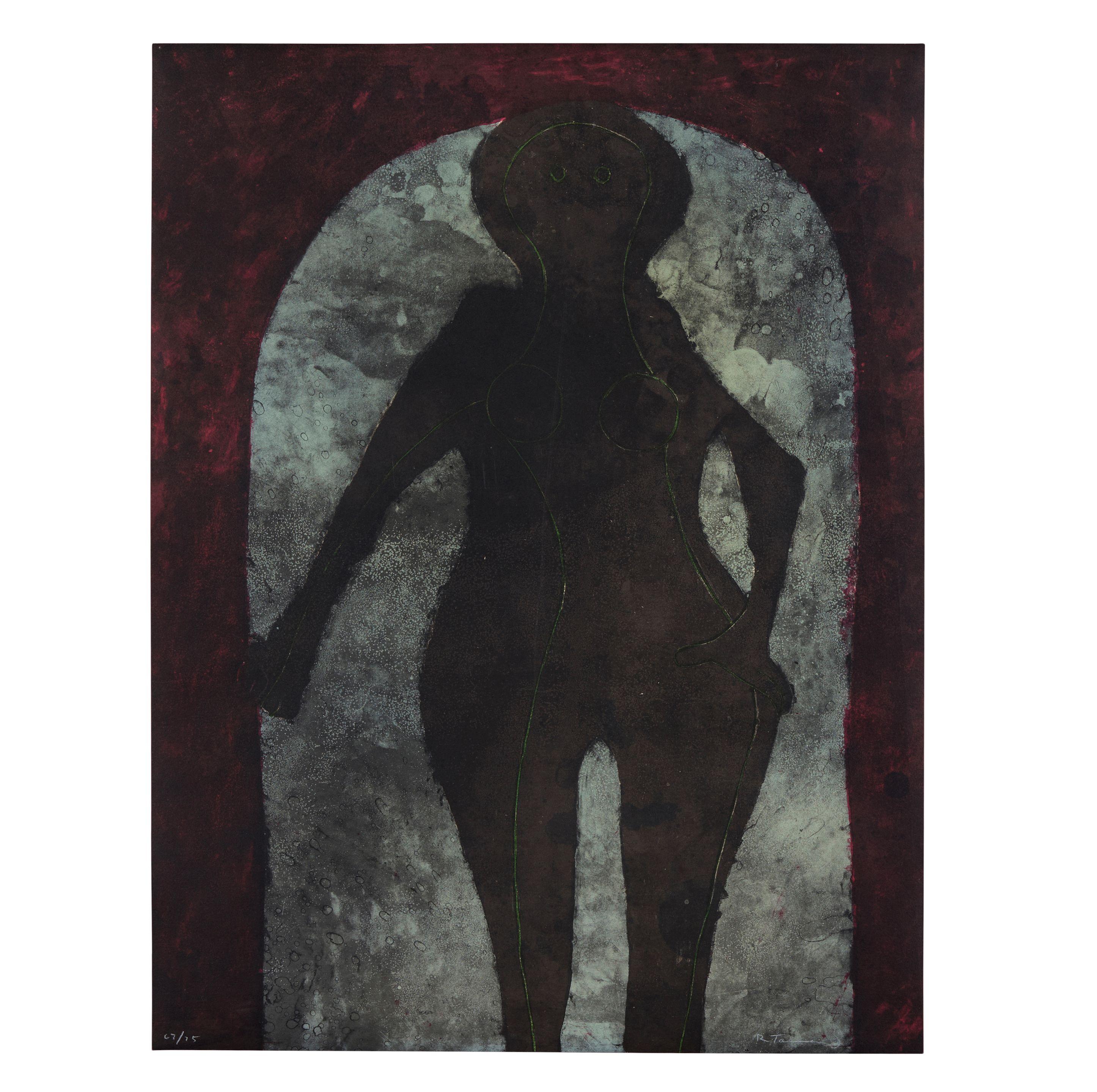 Rufino Tamayo - Mujer en Negro, from Rufino Tamayo 15 litografías 1973