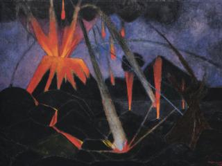 Rufino Tamayo - Paisaje Del Paricutín (Volcán En Erupción) [Landscape Of El Paricutín] 