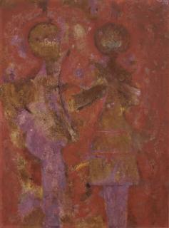 Rufino Tamayo - Pareja en rojo