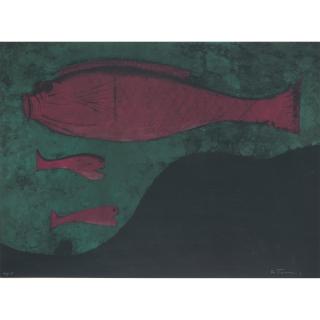 Rufino Tamayo - Peces (Fish), from Rufino Tamayo 15 Litografías