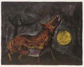 Rufino Tamayo - Perro Aullando A La Luna
