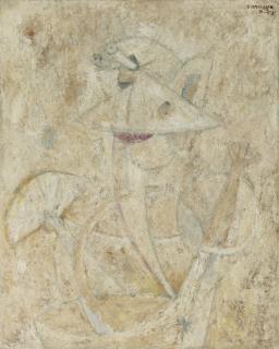 Rufino Tamayo - Personaje Con Un Abanico (Figure With Fan)
