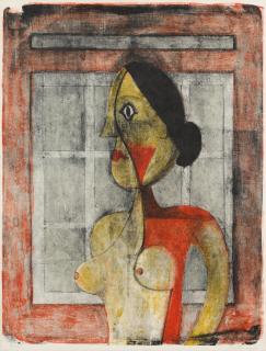 Rufino Tamayo - Portrait De Femme, From Mujeres