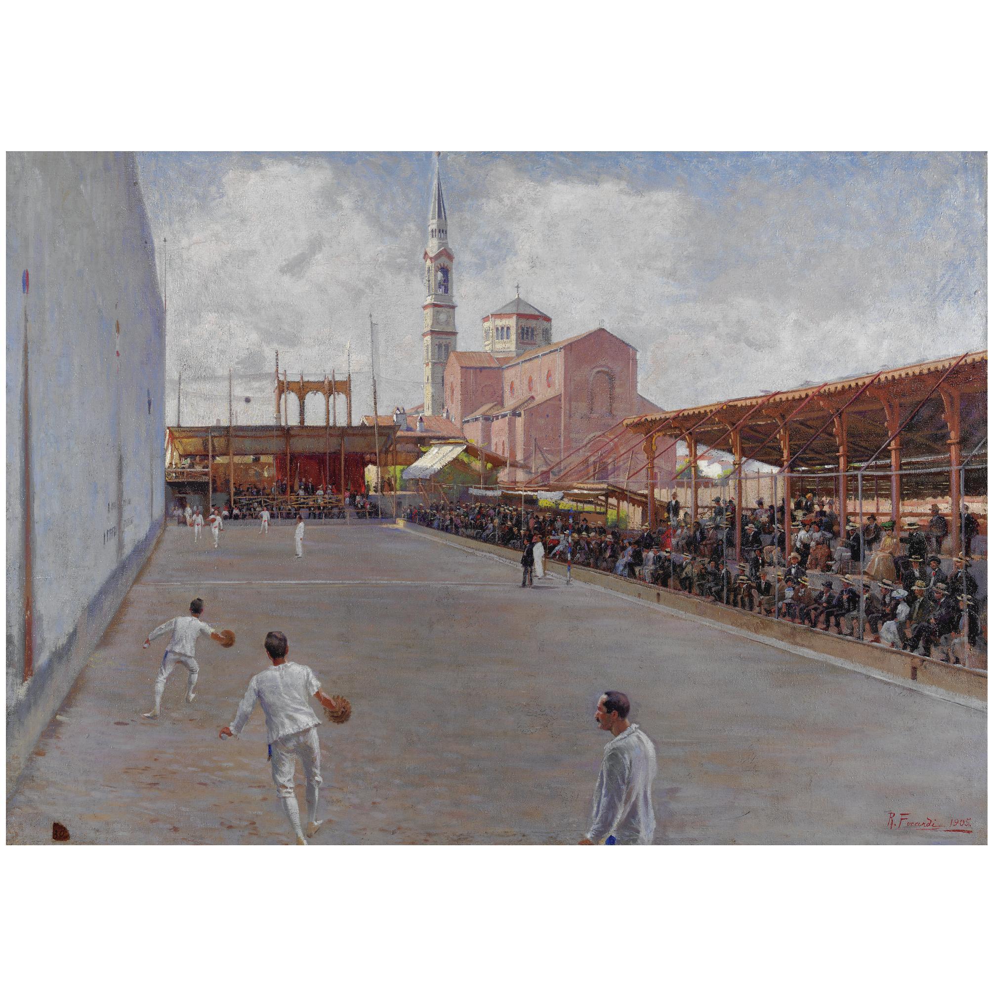 Ruggero Focardi - Giuoco Del Pallone (Ex Sferisterio Di Piazza Vittoria A Milano)