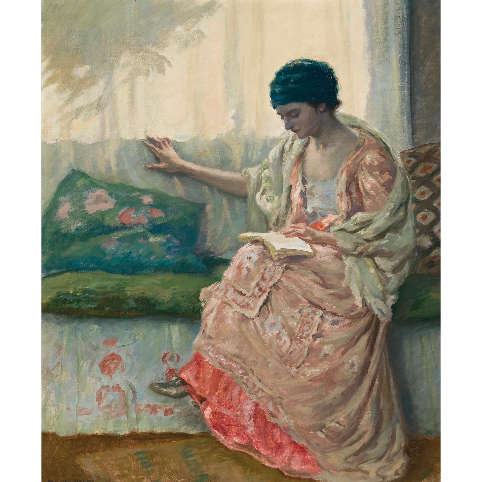 Rupert Bunny - Australian Femme Lisant (Woman Reading)