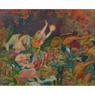 Rupert Bunny - Australian The Infant Zeus