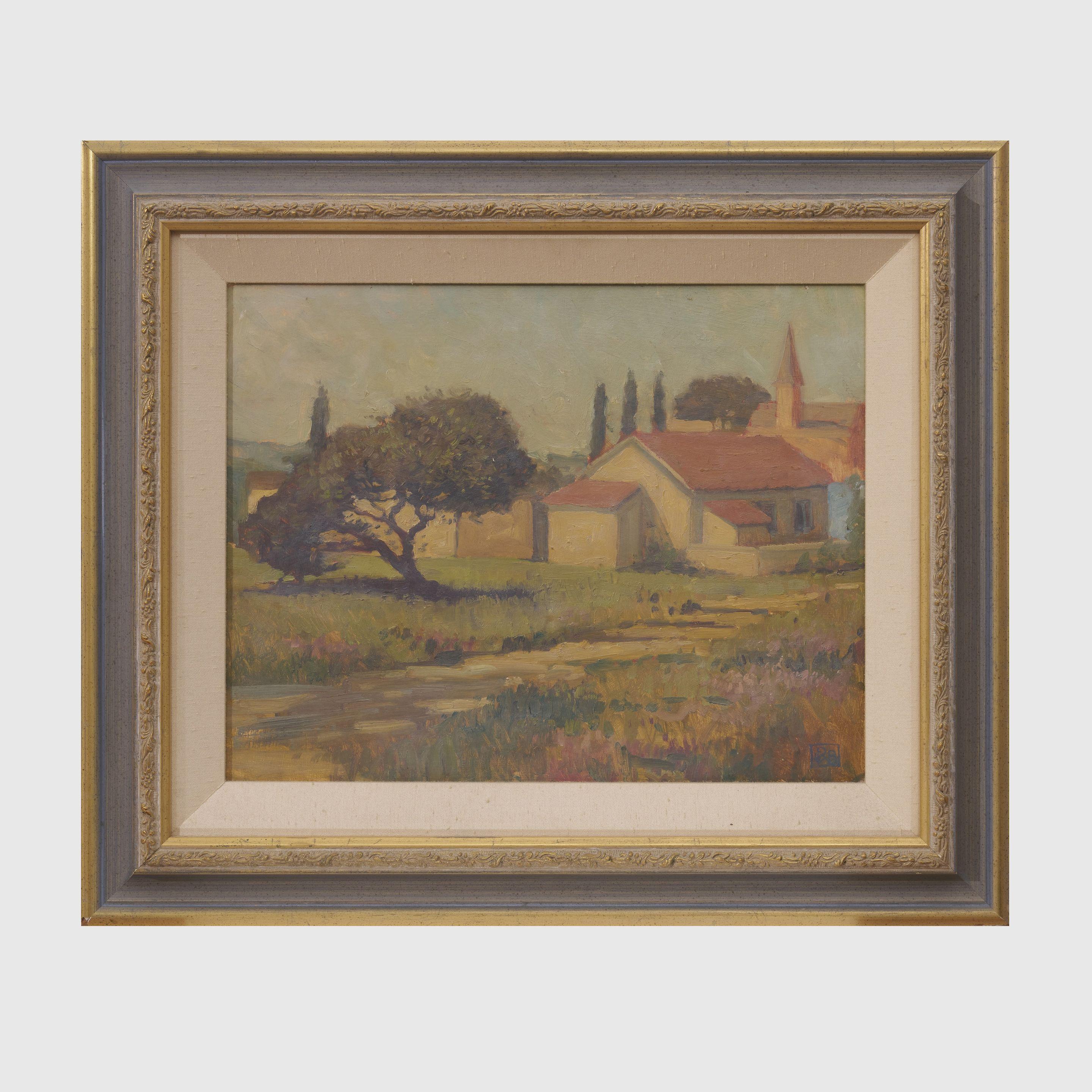 Rupert Bunny - French village