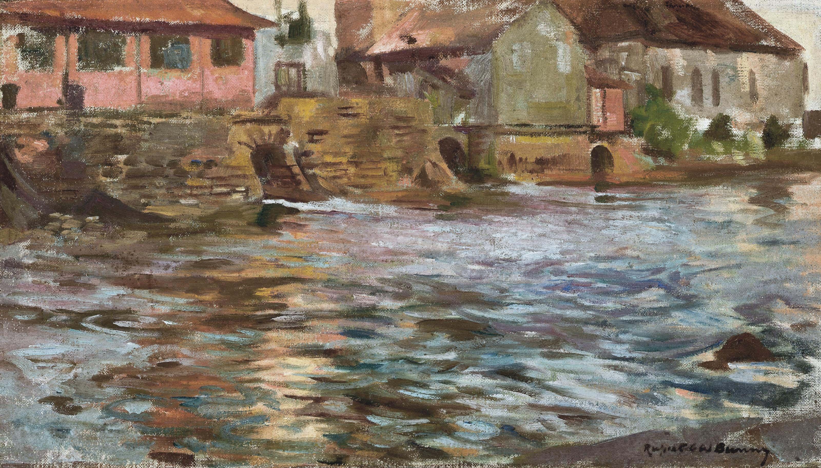 Rupert Charles Wulsten Bunny - Maisons roses au bord du barrage