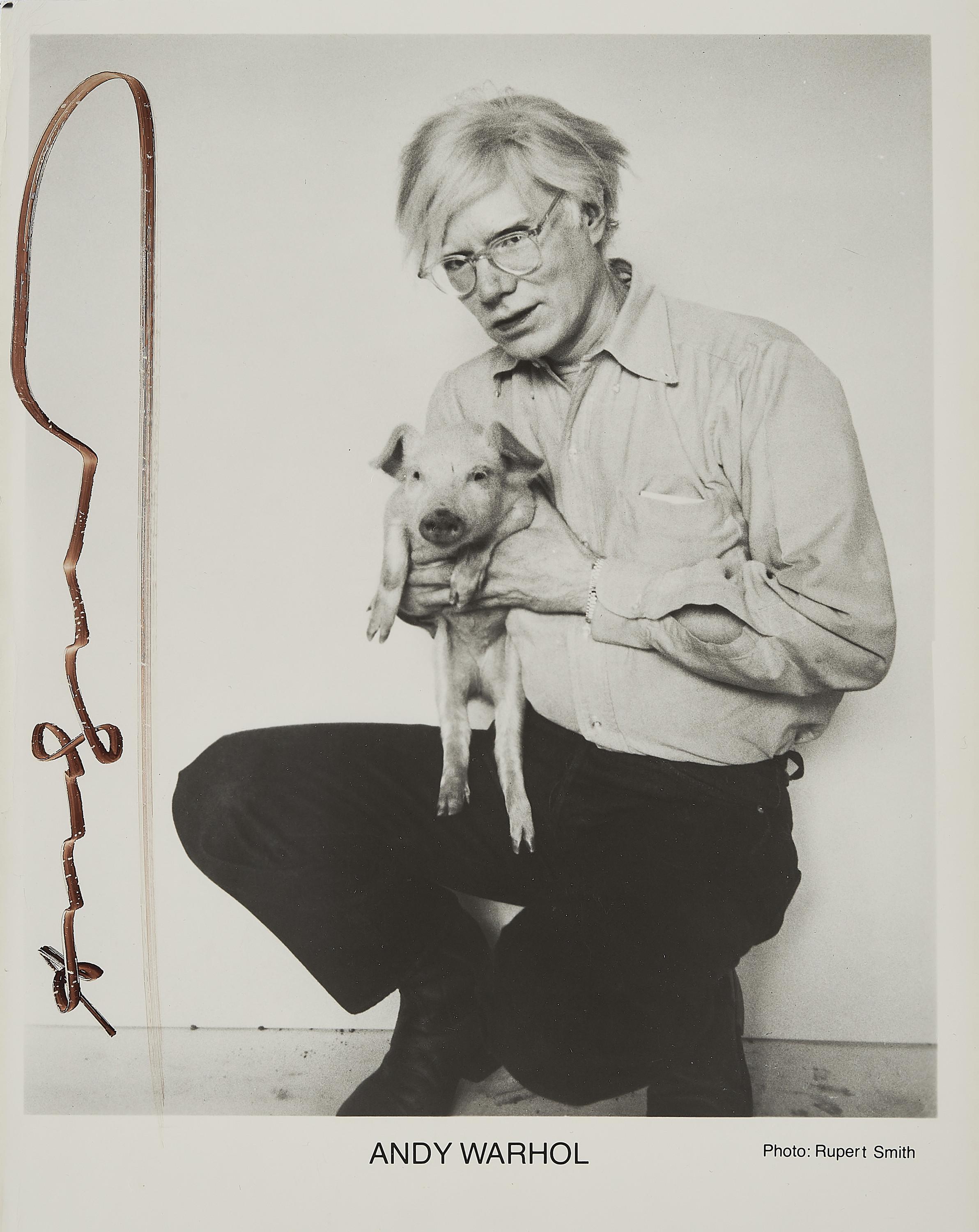 Rupert Jasen Smith - Warhol with Pig.