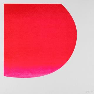 Rupprecht Geiger - Gerundetes Rot