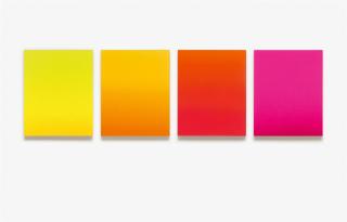 Rupprecht Geiger - Multiples Modulationen (citron, gelb, orange, pink)