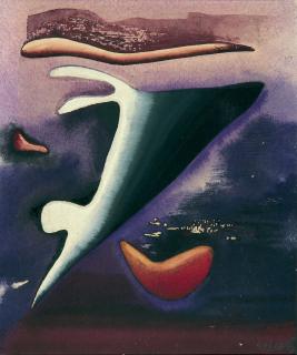 Rupprecht Geiger - Surreale Landschaft.