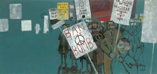 Ruskin Spear, R.A. - Ban The Bomb