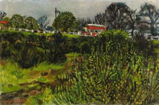 Ruskin Spear, R.A. - Barnes Common Railway Bridge