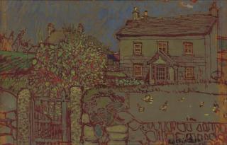 Ruskin Spear, R.A. - Farmhouse, St Austell, Cornwall