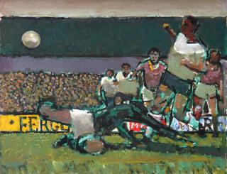 Ruskin Spear R.A. - Football Match