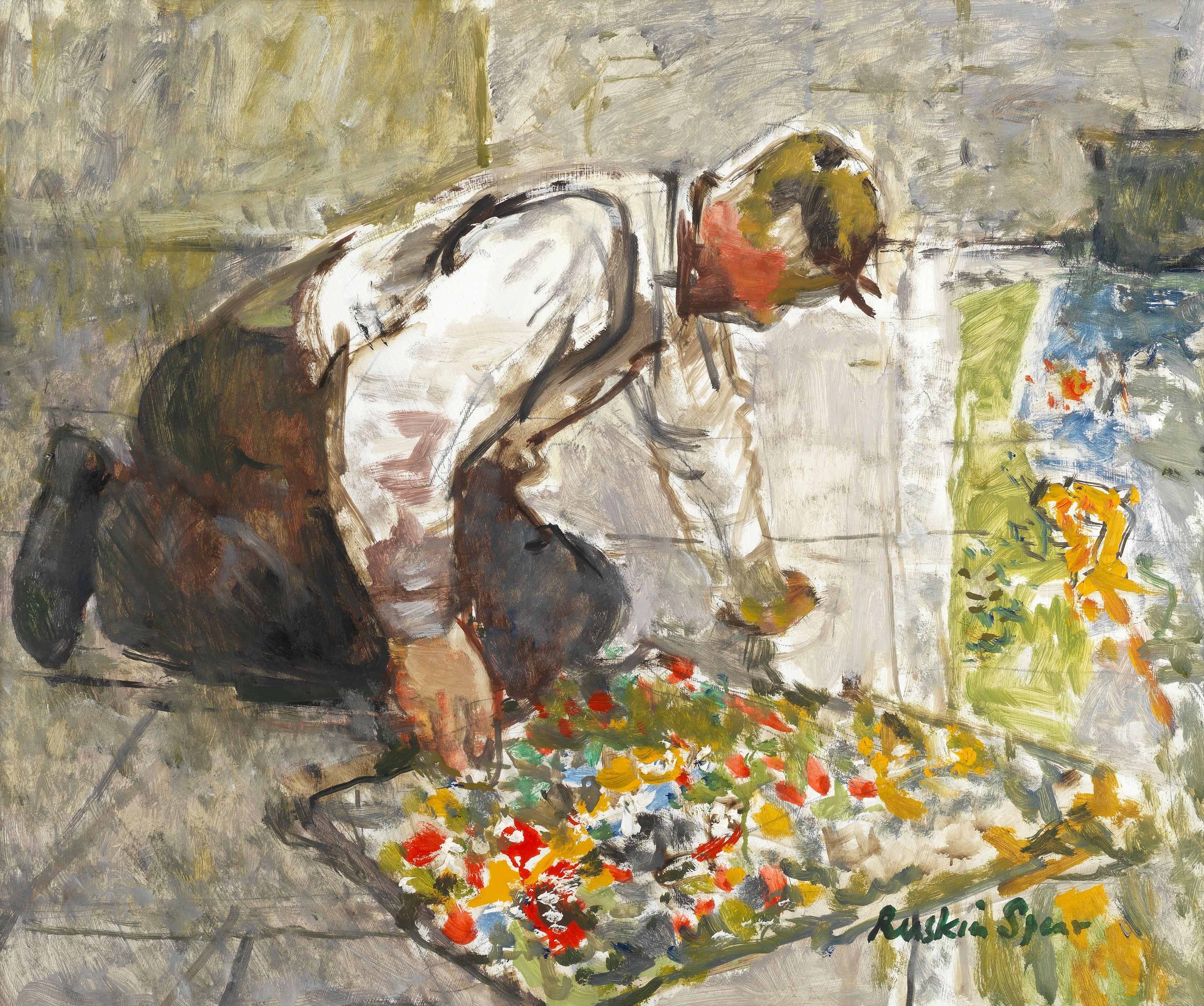 Ruskin Spear R.A. - Pavement Artist