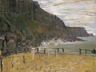 Ruskin Spear, R.A. - Storm-lashed rocks