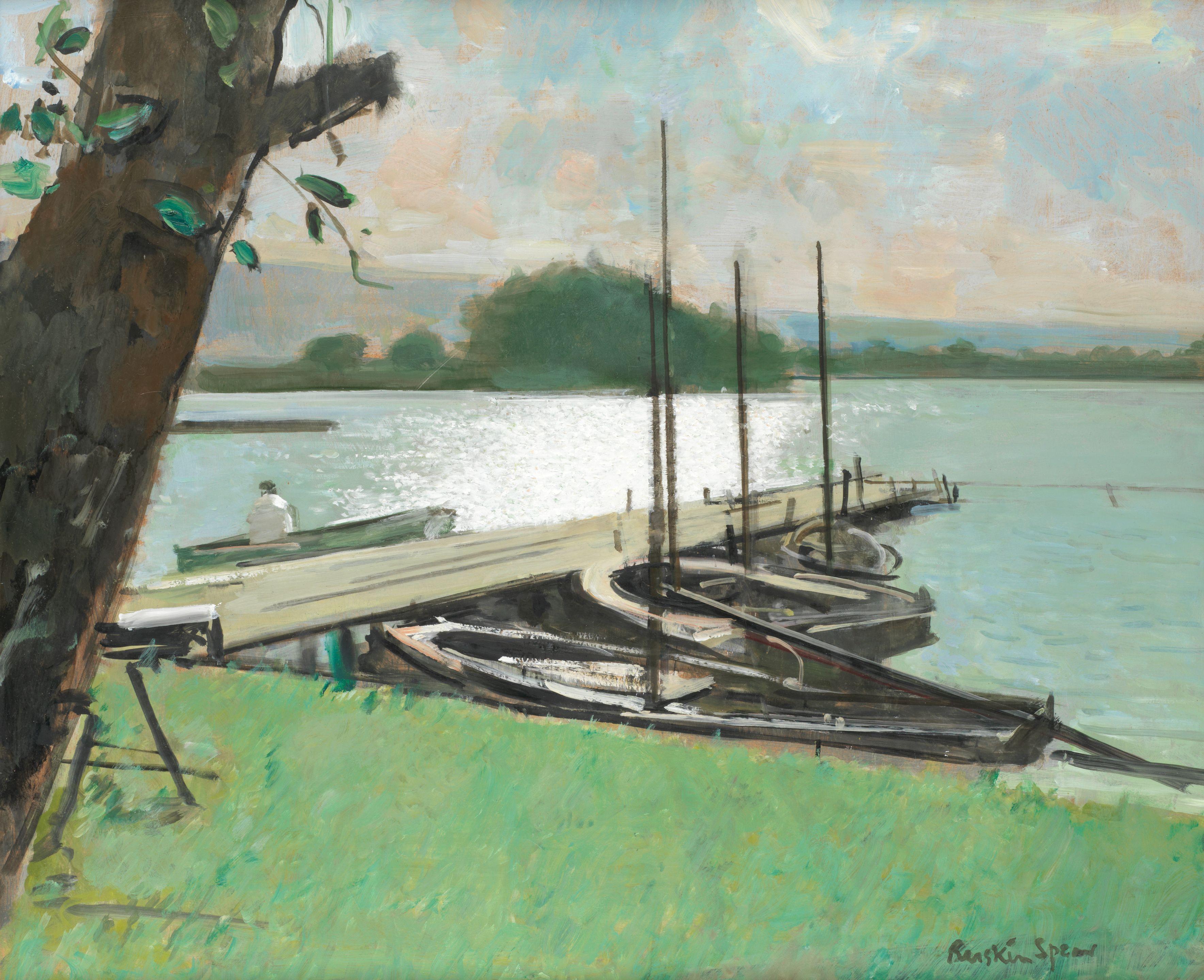 Ruskin Spear R.A. - The Moorings