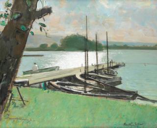 Ruskin Spear R.A. - The Moorings