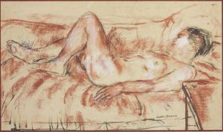 Ruskin Spears, R.A. - Reclining Nude