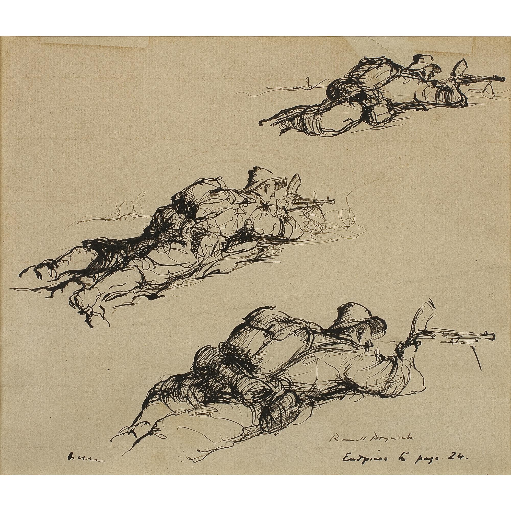 Russell Drysdale - Australian Gunners