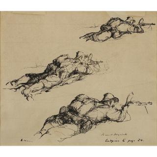 Russell Drysdale - Australian Gunners