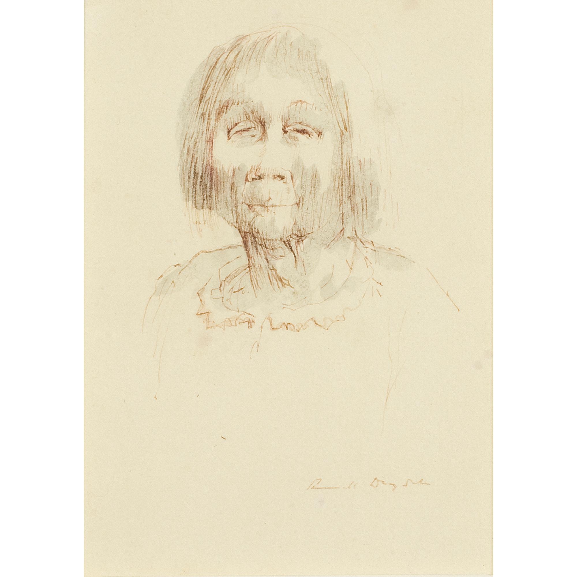 Russell Drysdale - Australian sketch Of A Woman