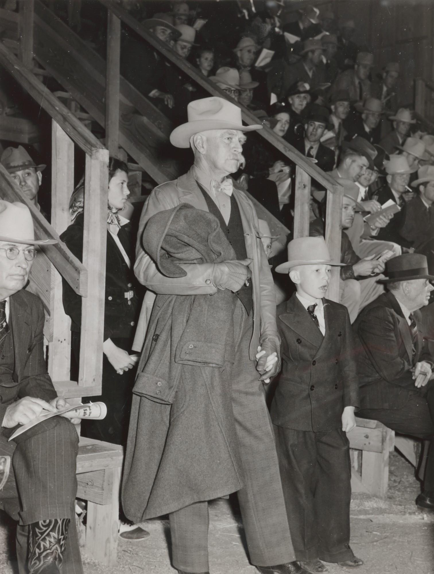 Russell Lee - Cattleman and Grandson, San Angelo, Texas