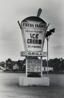 Russell Lee - Ice Cream Advertisement