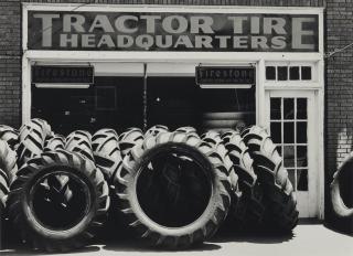 Russell Lee - Tire Store, Vernon, Texas, 1949