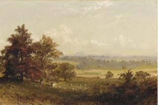 Russell Smith - Corn Sheaves and Buggy