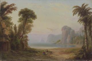 Russell Smith - Curtain For The Arch Street Theatre, Tempest, First Scene