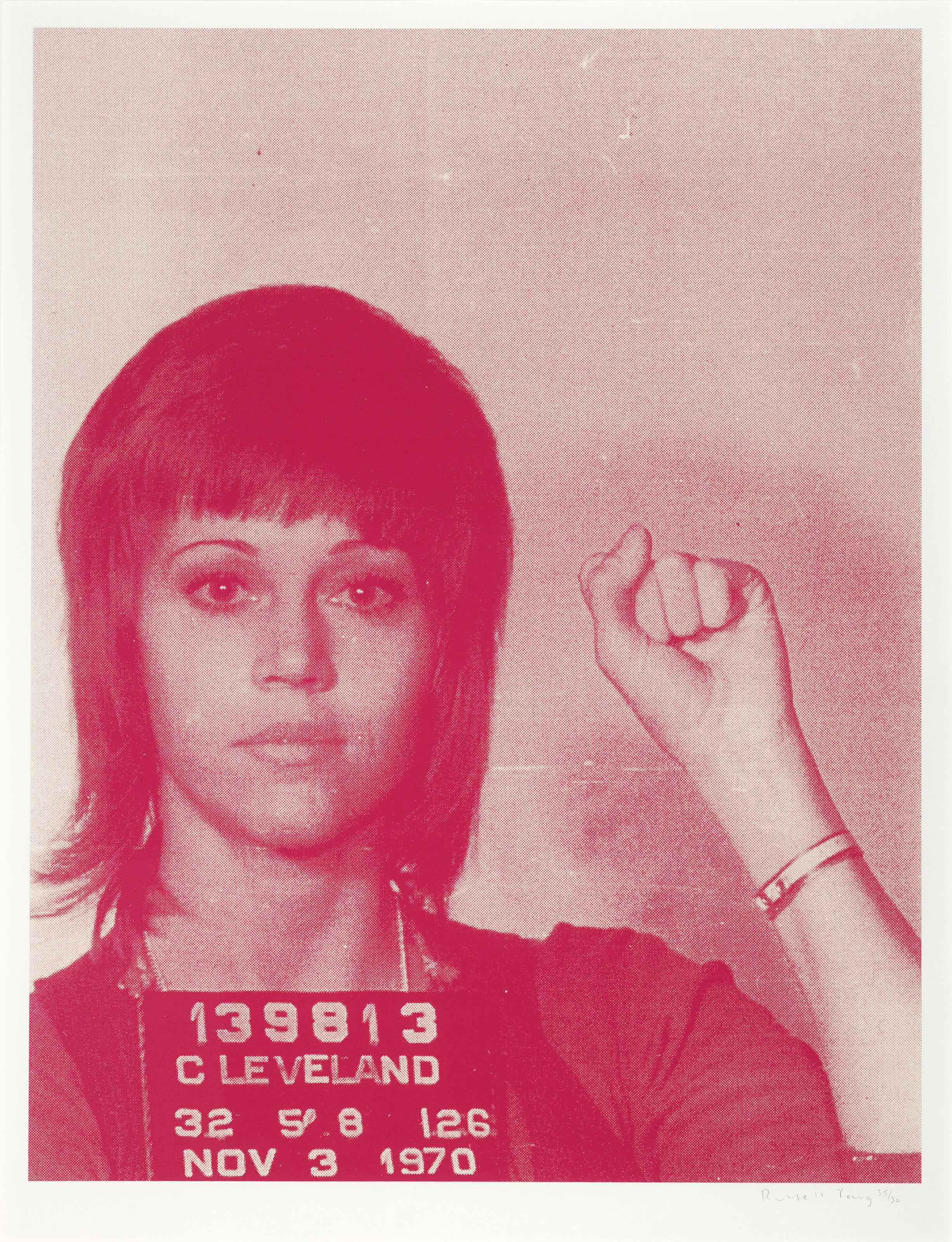 Russell Young - Jane Fonda, from Mugshot Series