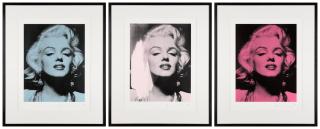 Russell Young - Marilyn Portrait (Blue, Rosé and Pink)