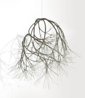 Ruth Asawa - Untitled (S.330, Hanging Asymmetrical Tied-Wire Eight- Branched, Closed Center, Free-Form Based on Nature)